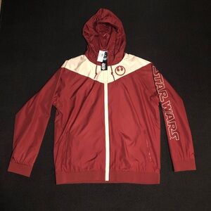 Star Wars Crimson Rebels. Windbreaker. Size XL. NWT.